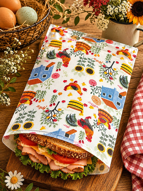 Chicken and Coops: Beeswax Snack Bag