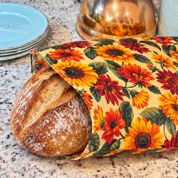 Sunflower: Beeswax Bread Bag