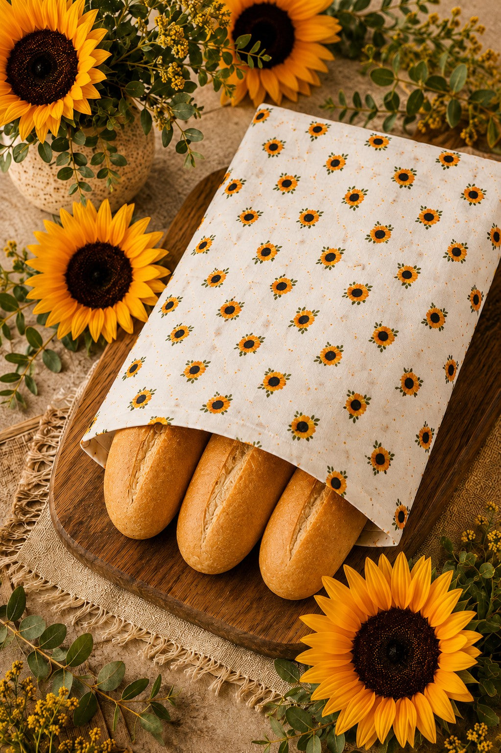 Beeswaxed Bread Bags