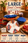 Spirit Trail / Blue Water - Large Reversable Bowl Cover