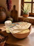 Southwest Stripe / Sandstone: Small Reversible Bowl Cover