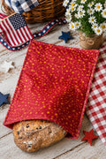 Liberty Stars Bees Waxed Bread Bag