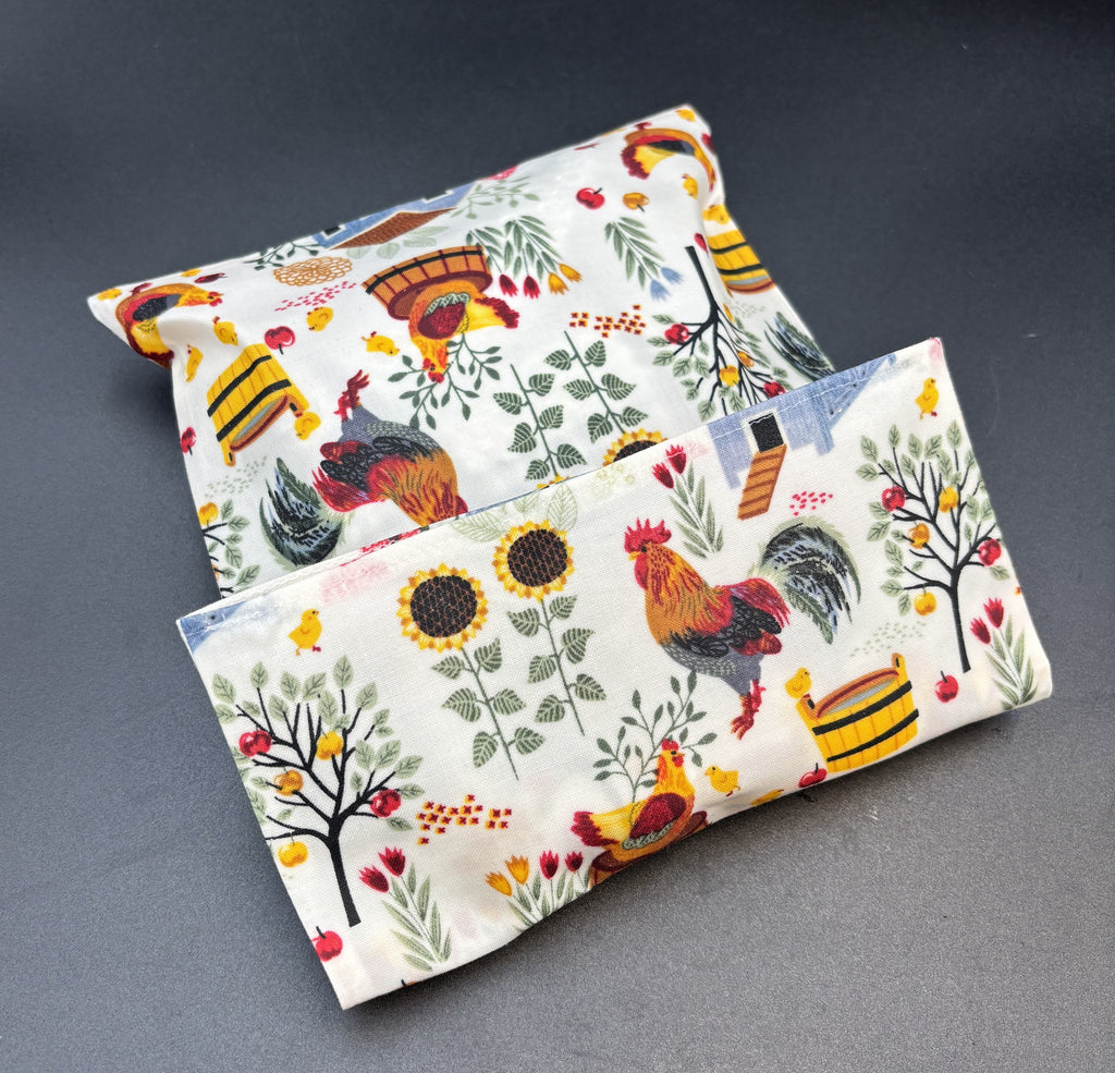Chicken and Coops Bees Waxed Snack Bag