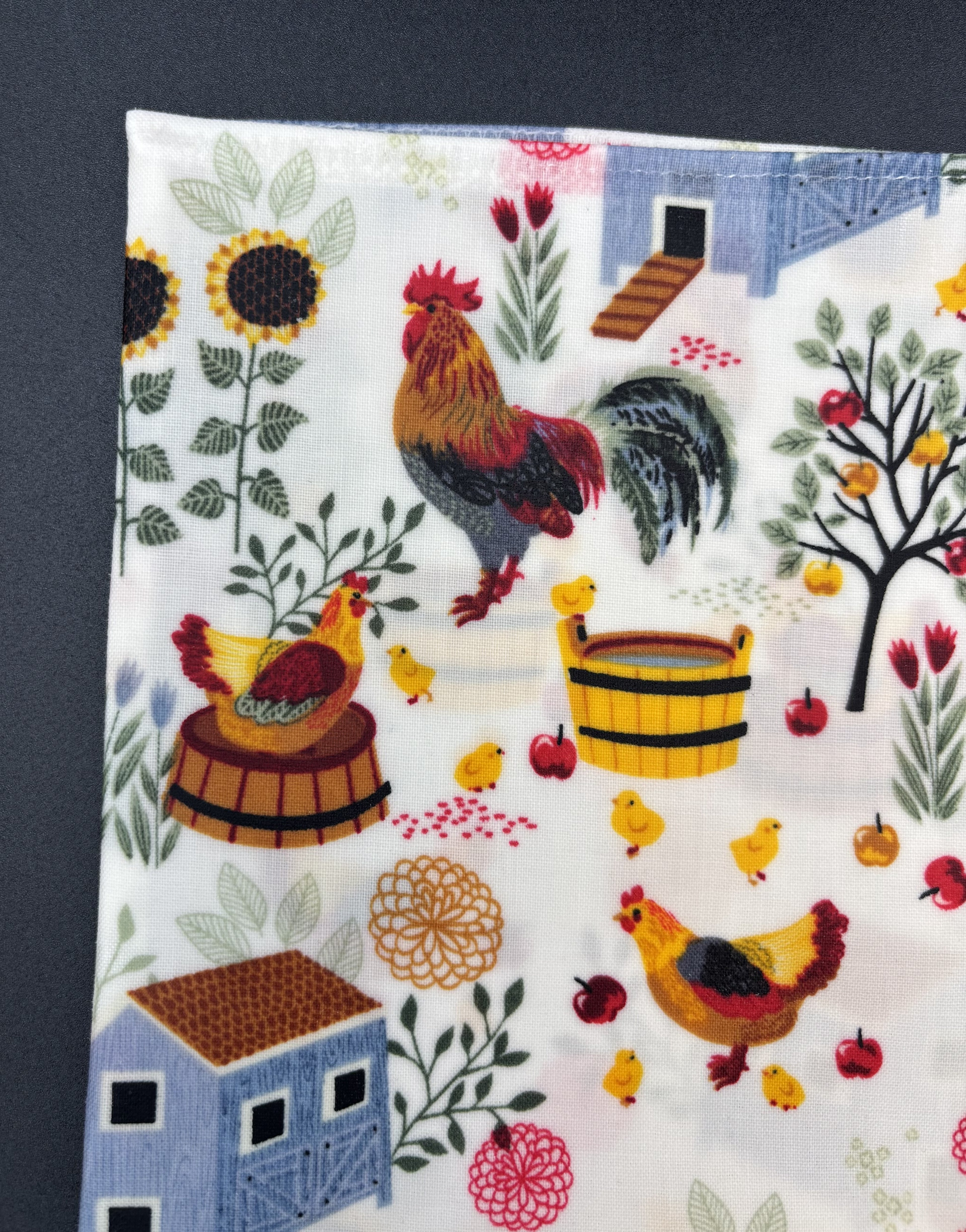 Chicken and Coops Bees Waxed Snack Bag