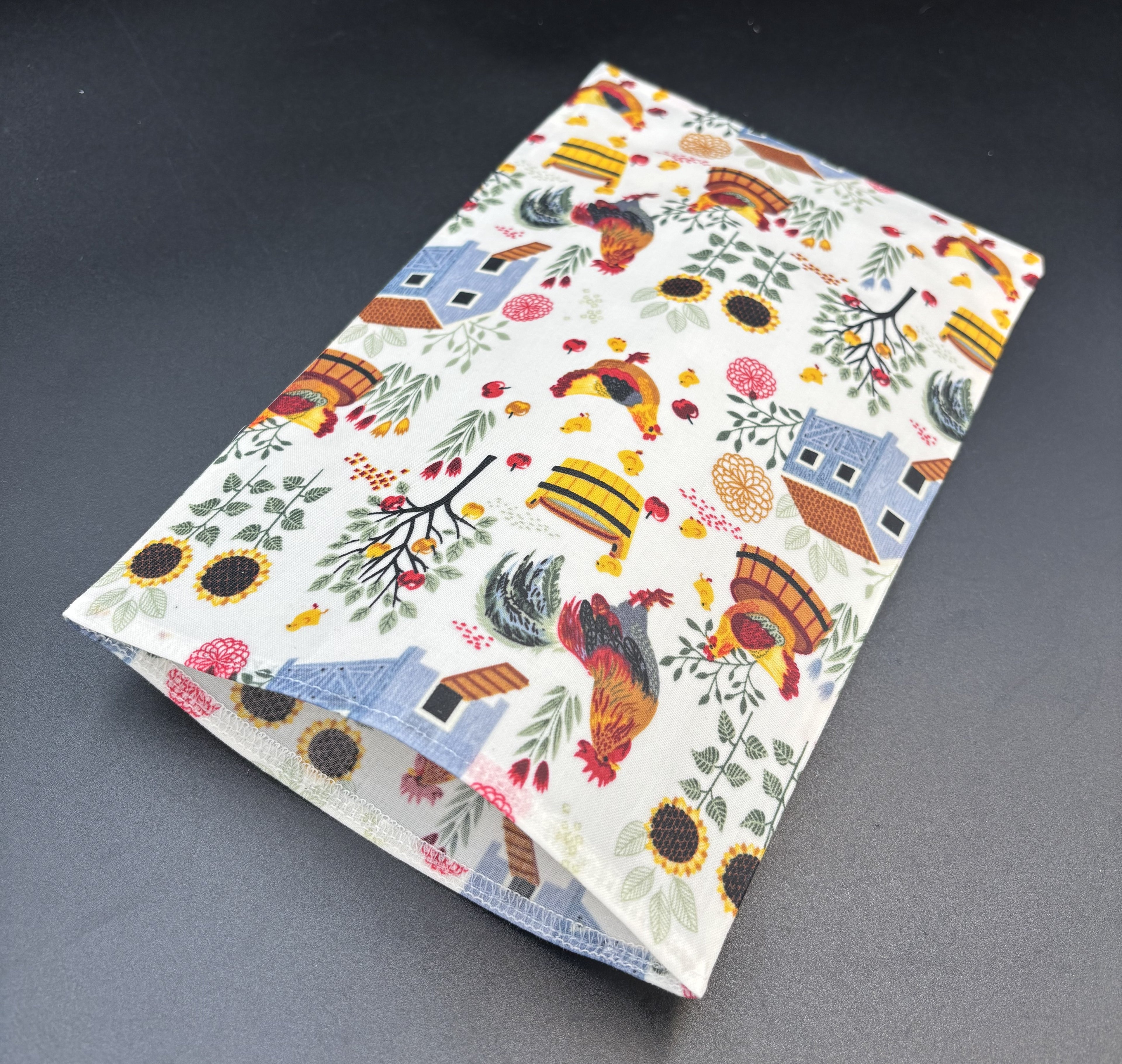 Chicken and Coops Bees Waxed Snack Bag