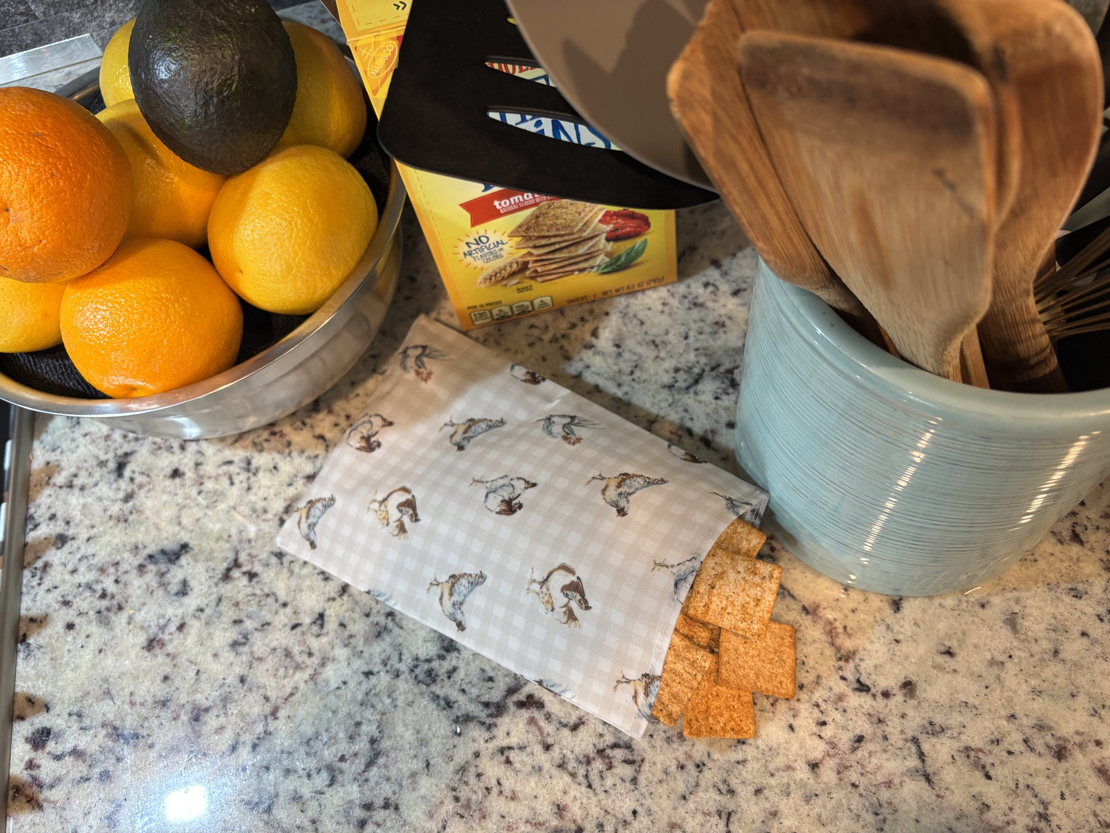 mini-Snack: Chicken on Gingham
