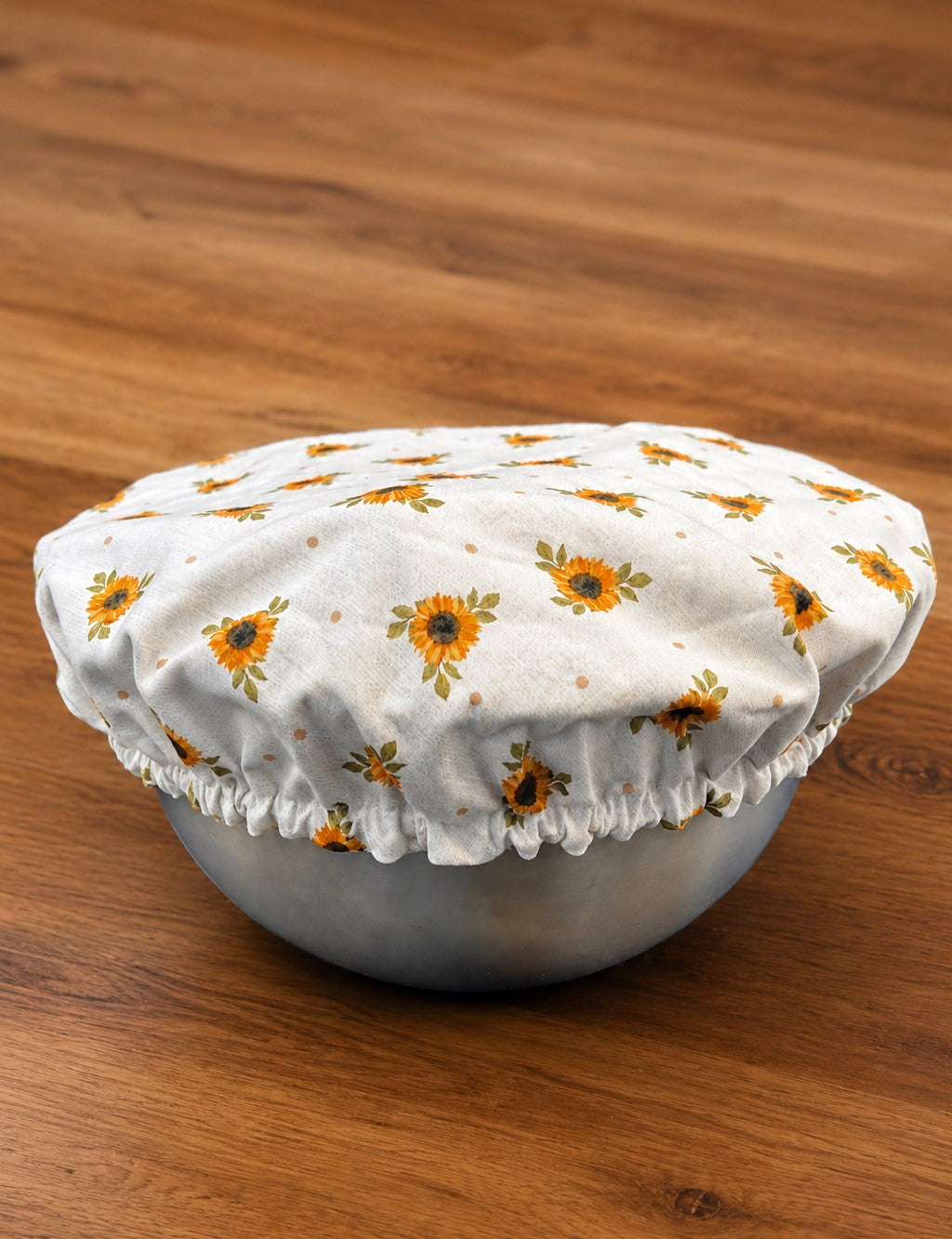 Chicken Coops / Sunflower Calico:  Large Reversible Bowl Cover