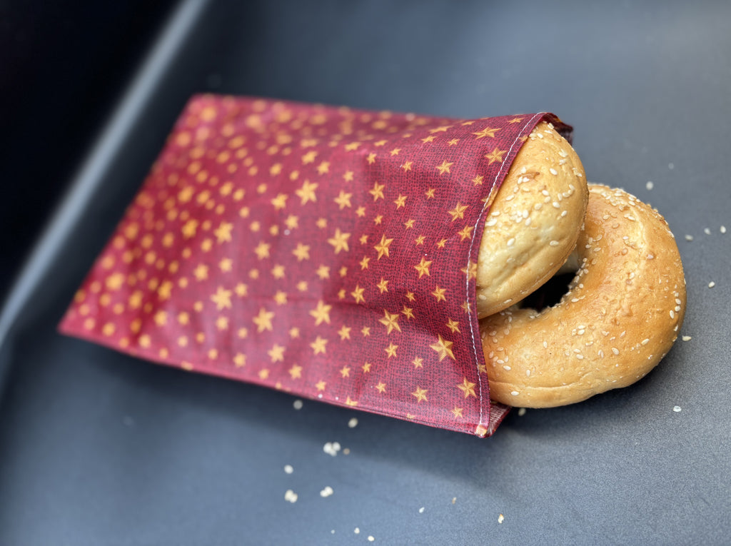 Liberty Stars Bees Waxed Snack Bag