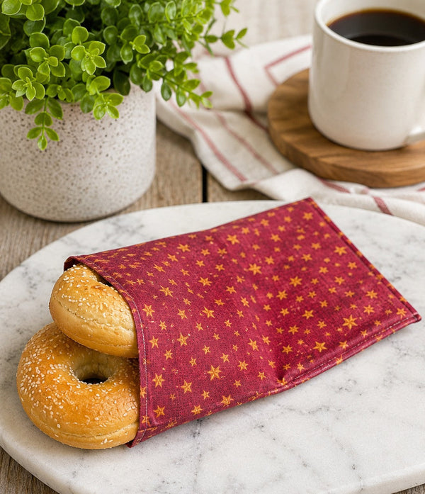 Liberty Stars: Beeswax Snack Bag