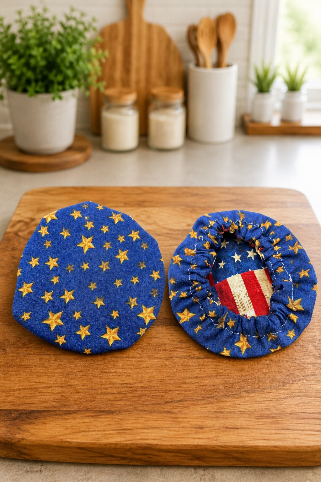 Old Glory / Stars of Freedom Reversible Jar Cover