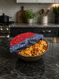 Freedom Script / Liberty Stars: Small Bowl Cover [Reversable]