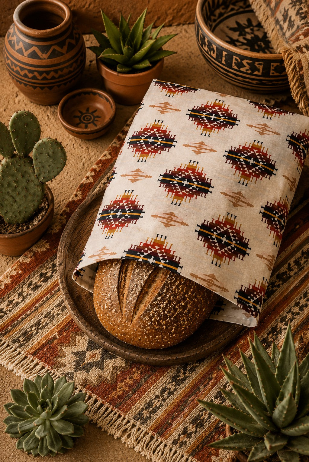 Spirit Trail Bees Waxed Bread Bag