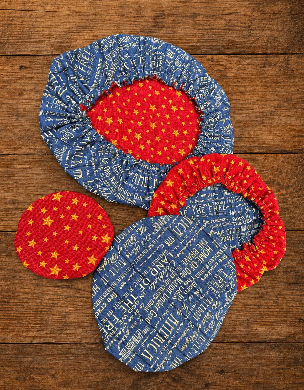 Stars & Freedom Cotton Bowl Cover Set