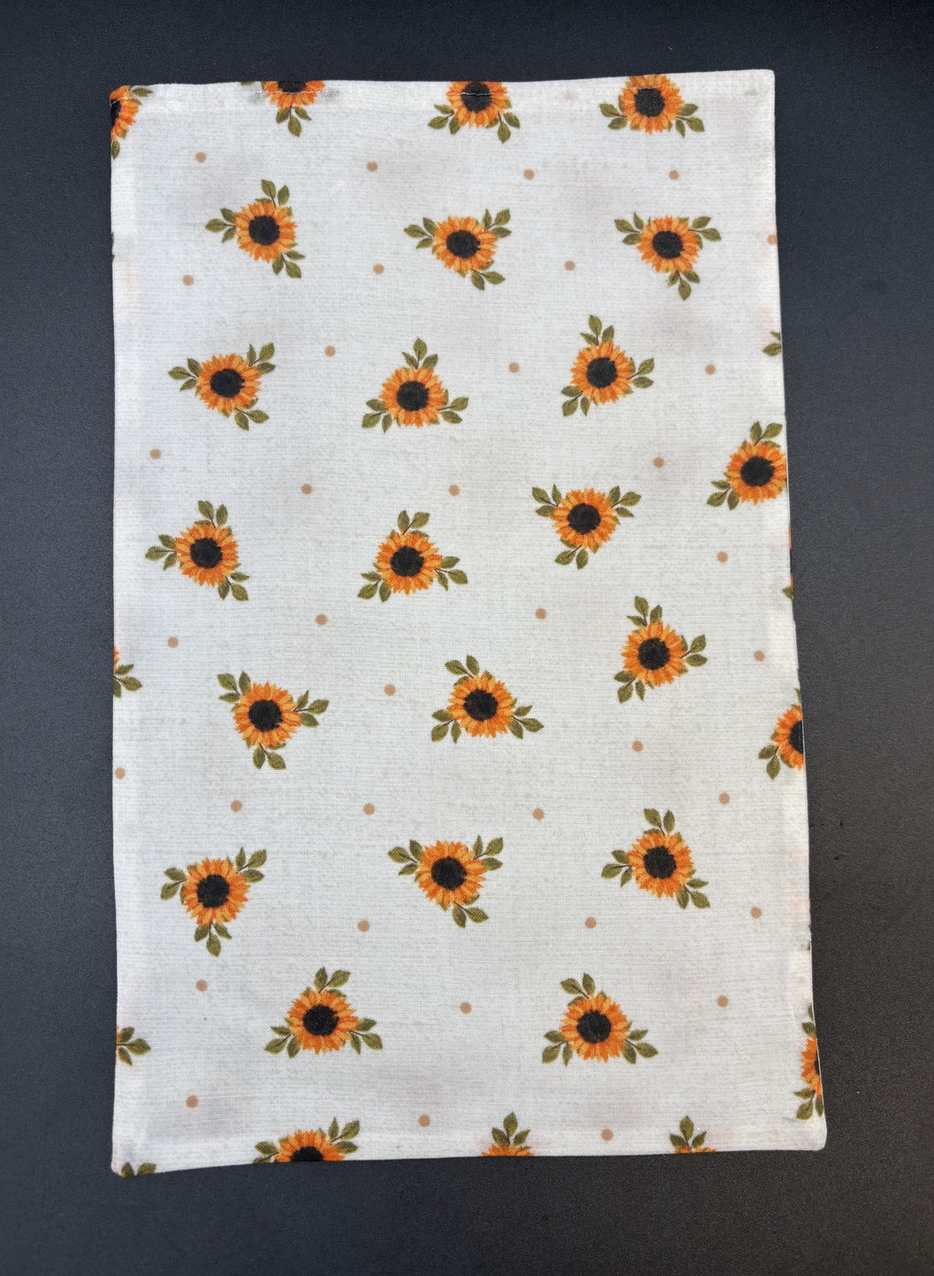 Sunflower Calico Bees Waxed Snack Bag