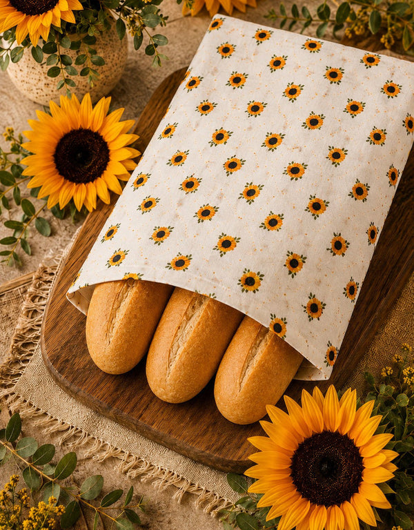 Sunflower Calico: Beeswax Bread Bag