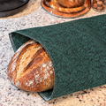 Green Floral: Beeswax Bread Bag