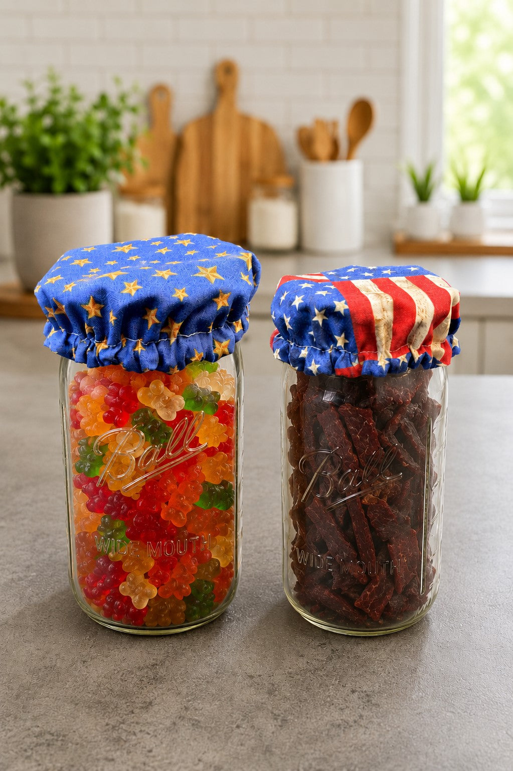 Old Glory / Stars of Freedom Reversible Jar Cover