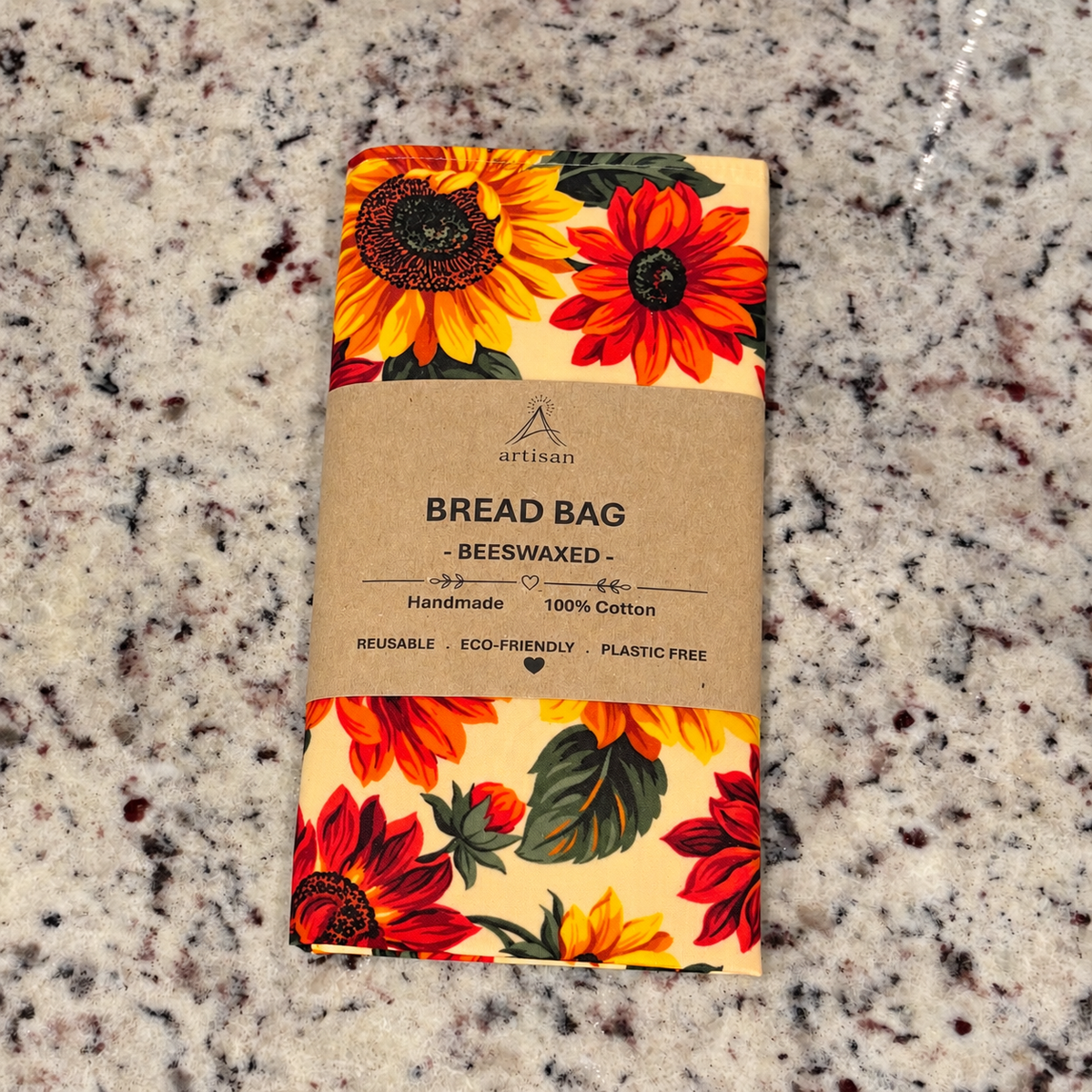 Sunflower: Beeswax Bread Bag